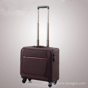 Nylon Travel Luggage, Softside Laptop Trolley Bag (BHS386)